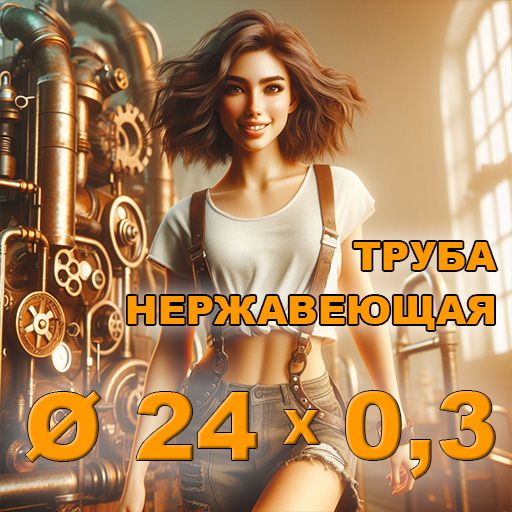 Труба нержавеющая диаметр 24х0,3