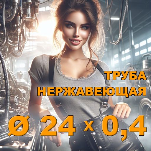 Труба нержавеющая диаметр 24х0,4