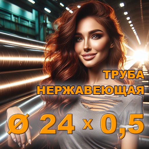 Труба нержавеющая диаметр 24х0,5