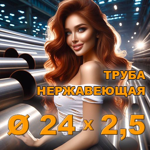 Труба нержавеющая диаметр 24х2,5