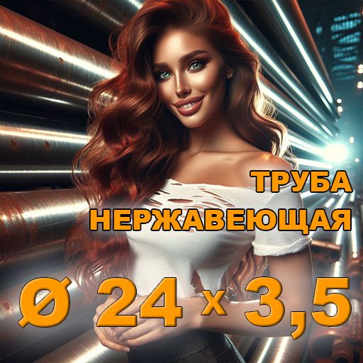 Труба нержавеющая диаметр 24х3,5