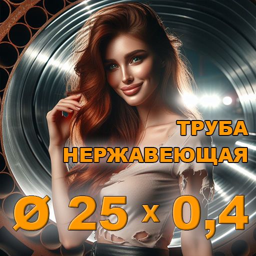 Труба нержавеющая диаметр 25х0,4