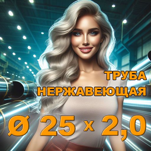 Труба нержавеющая диаметр 25х2,0