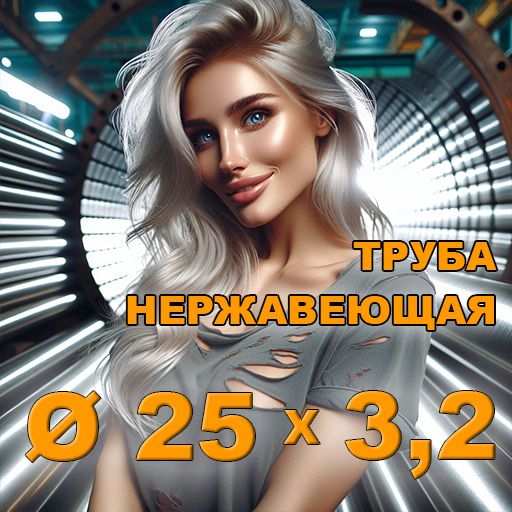 Труба нержавеющая диаметр 25х3,2